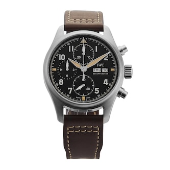 Pre-Owned IWC Pilot Watch Chronograph Spitfire 41mm Stainless Steel