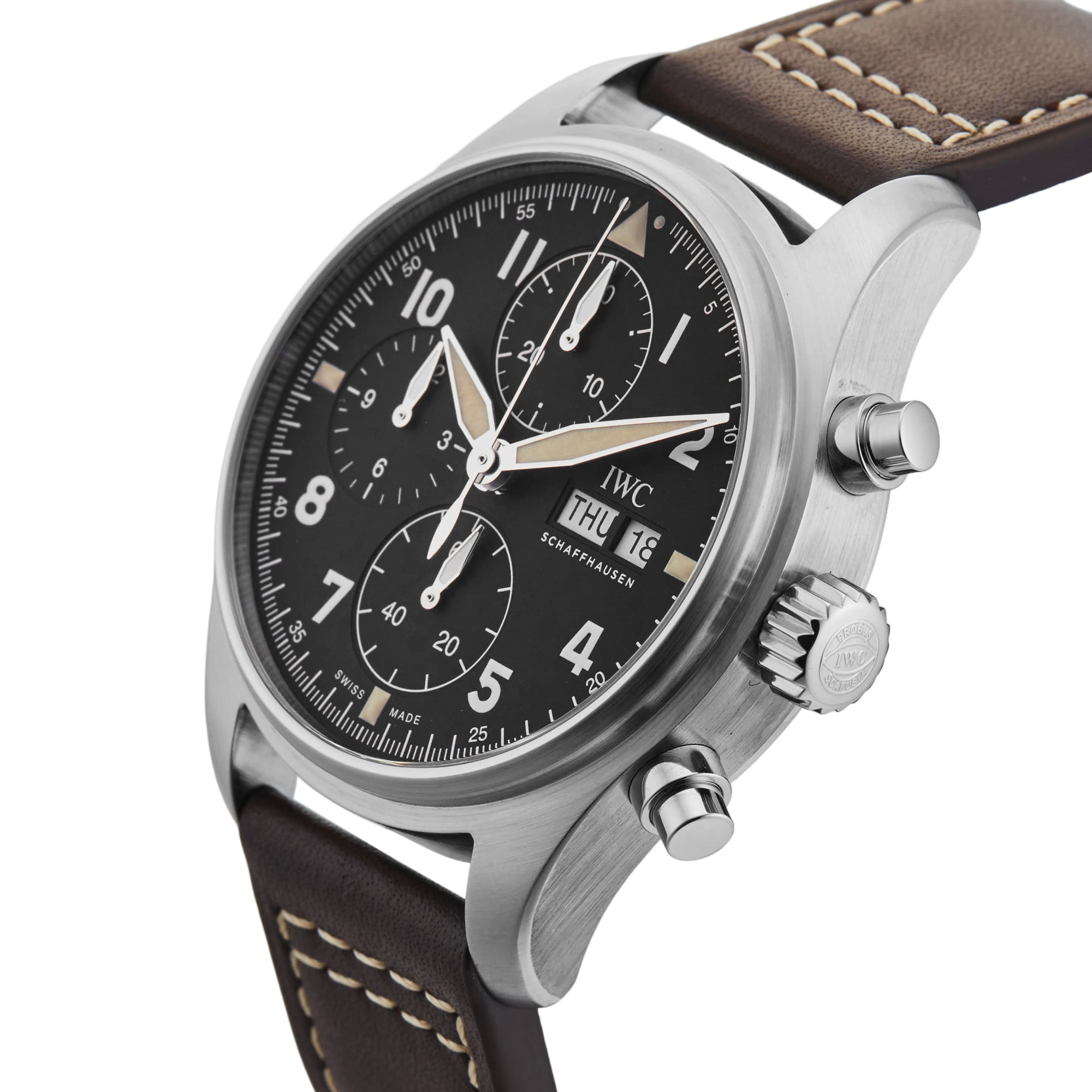 Pre-Owned IWC Pilot Watch Chronograph Spitfire 41mm Stainless Steel