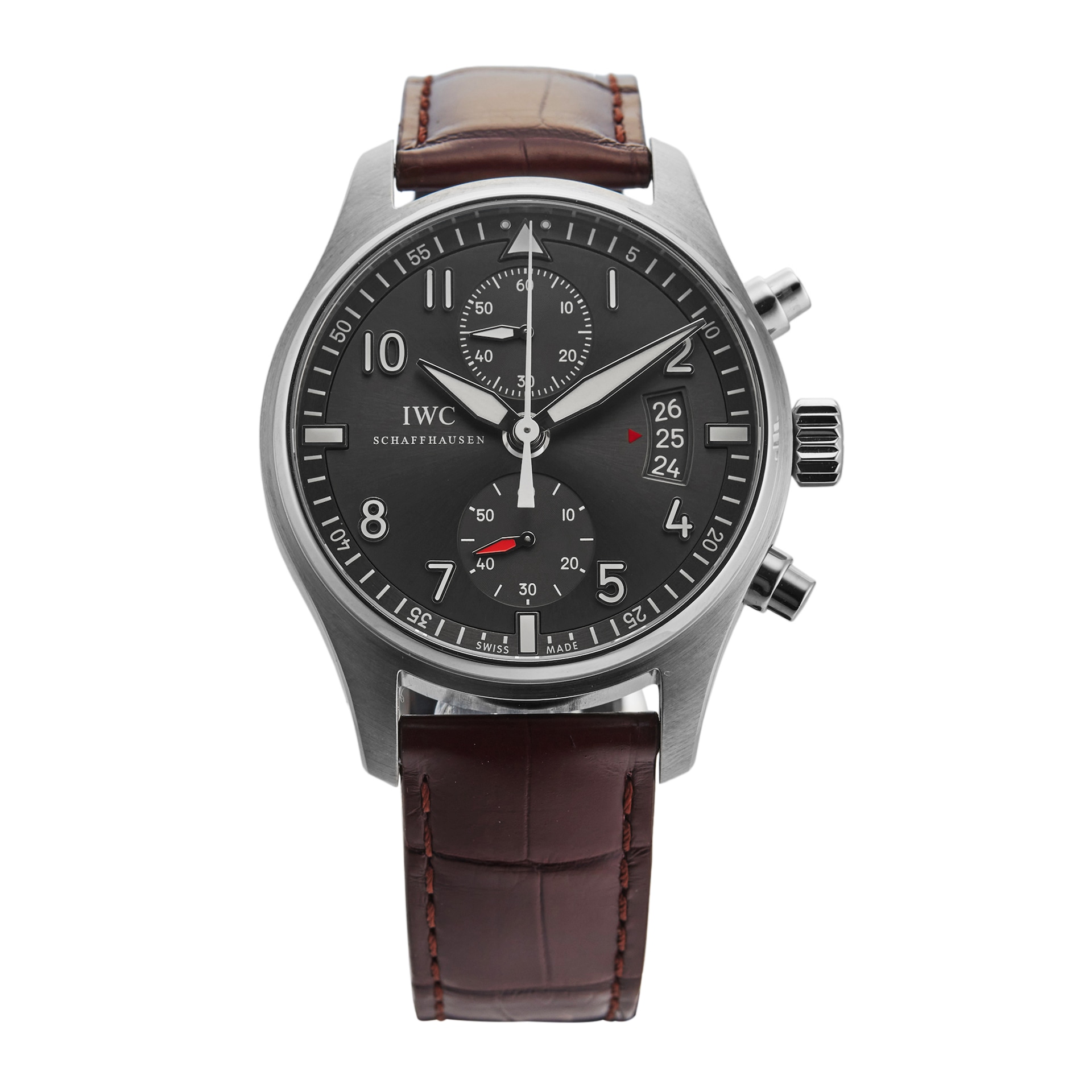 Pre-Owned IWC Pilots Spitfire Chronograph 43mm Stainless Steel