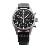 Pre-Owned IWC Schaffhausen Pilot's Watch Chronograph 43mm Stainless Steel