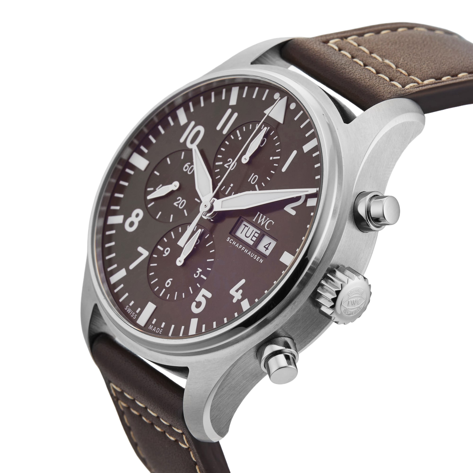 Pre-Owned IWC Pilots Watch Chronograph Edition Antoine De Saint Exupery 43mm Stainless Steel Pre-Owned IWC Pilots Watch Chronograph Edition Antoine De Saint Exupery 43mm Stainless Steel