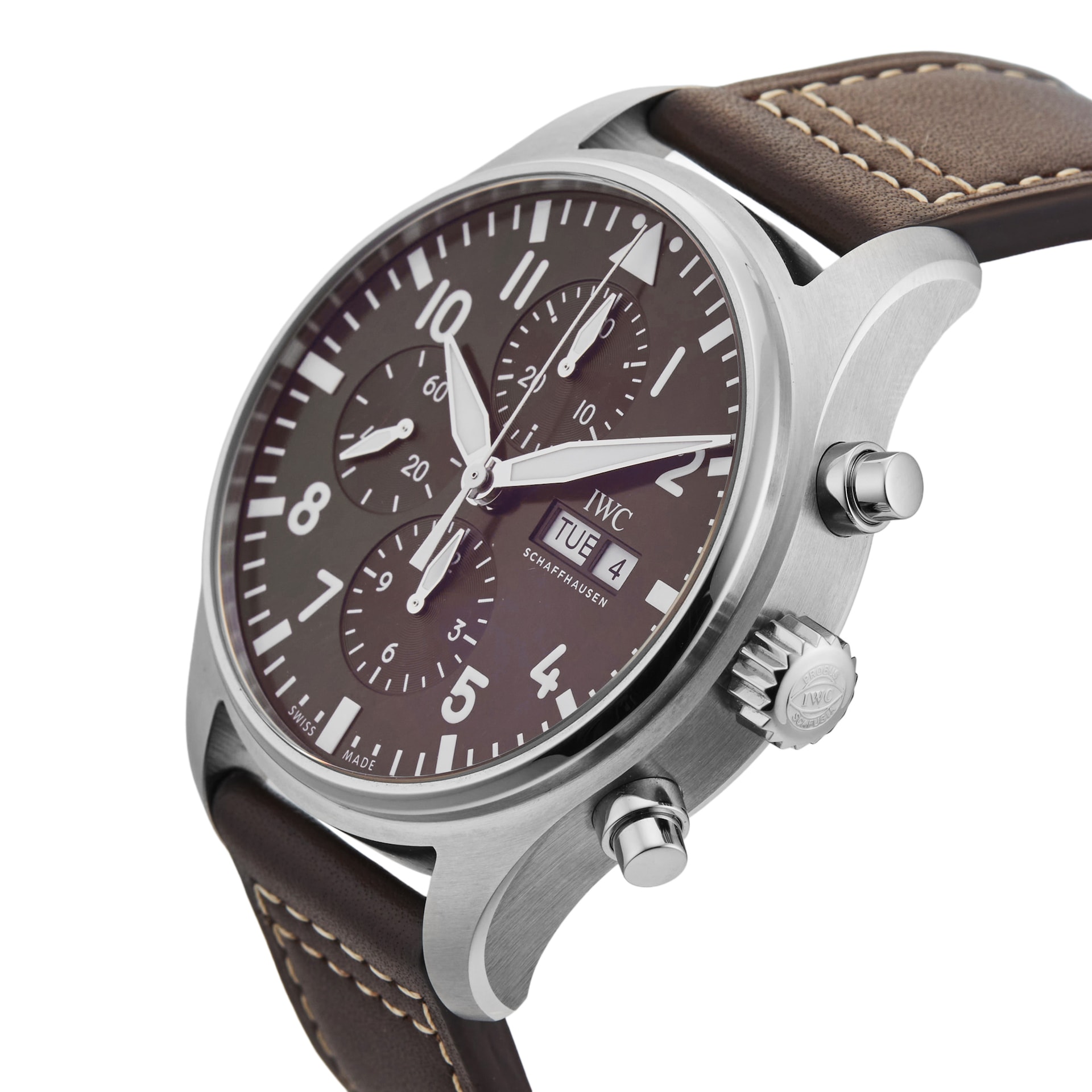 Pre-Owned IWC Pilots Watch Chronograph Edition Antoine De Saint Exupery 43mm Stainless Steel Pre-Owned IWC Pilots Watch Chronograph Edition Antoine De Saint Exupery 43mm Stainless Steel