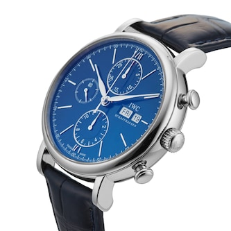 Pre-Owned IWC Portofino Chronograph Laureus 42mm Stainless Steel
