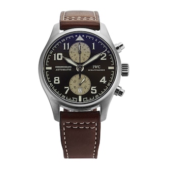 Pre-Owned IWC Pilots Chronograph Edition Antoine De Saint Exupery 43mm Stainless Steel