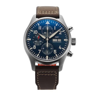 Pre-Owned IWC Pilot Watch Chronograph Edition Le Petit Prince 43mm Stainless Steel