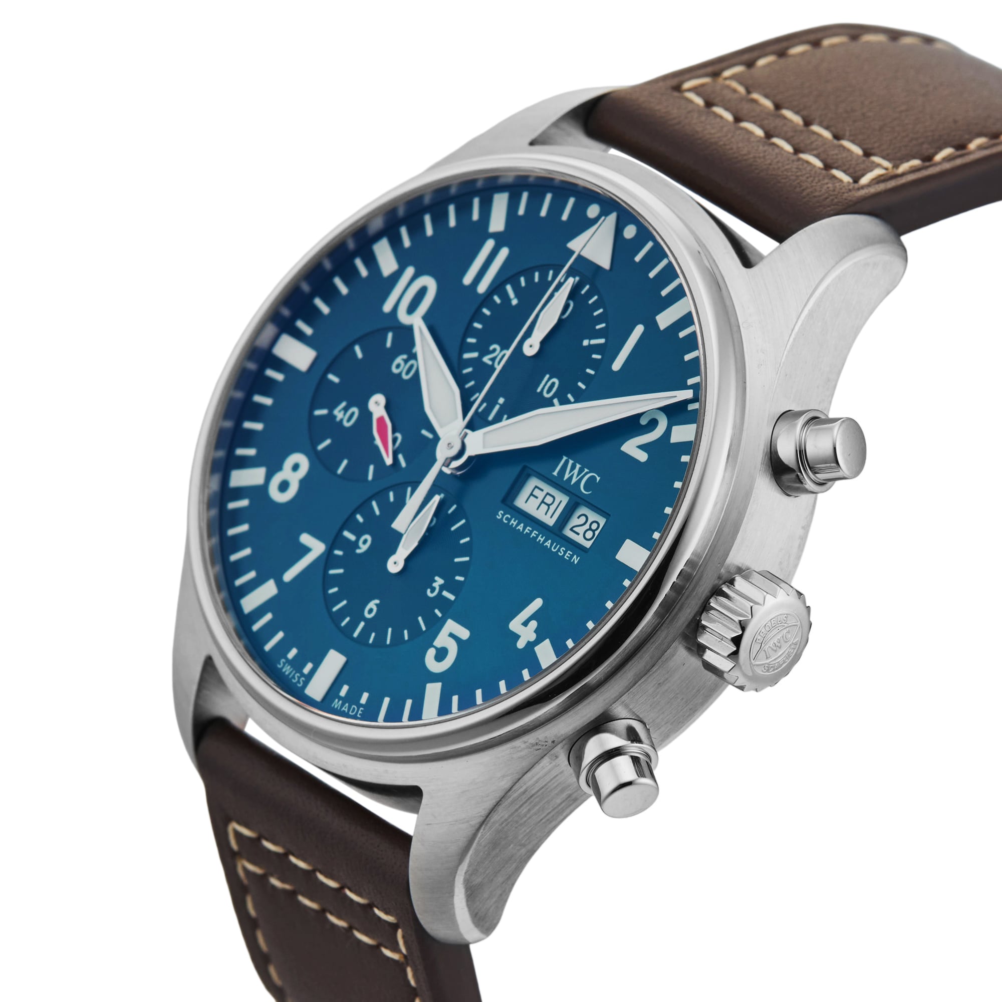 Pre-Owned IWC Pilot Watch Chronograph Edition Le Petit Prince 43mm Stainless Steel Pre-Owned IWC Pilot Watch Chronograph Edition Le Petit Prince 43mm Stainless Steel