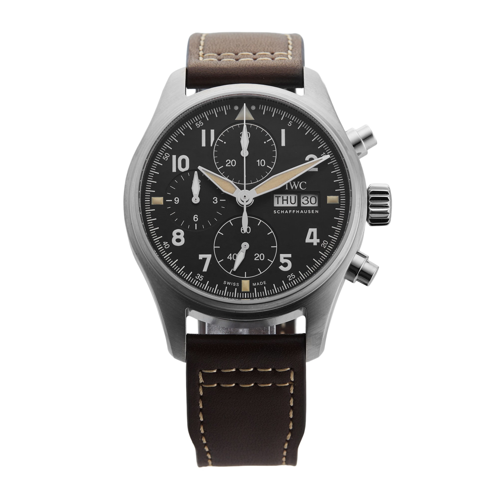 Pre-Owned IWC Pilot Watch Chronograph Spitfire 41mm Stainless Steel