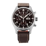 Pre-Owned IWC Pilots Watch Chronograph Edition Antoine De Saint Exupery 43mm Stainless Steel