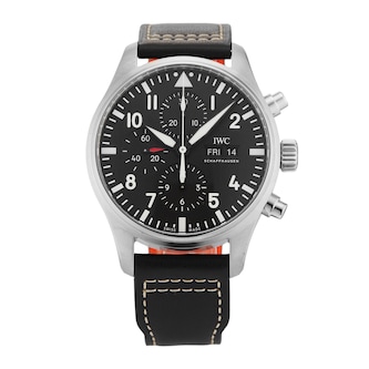 Pre-Owned IWC Schaffhausen Pilot's Watch Chronograph 43mm Stainless Steel