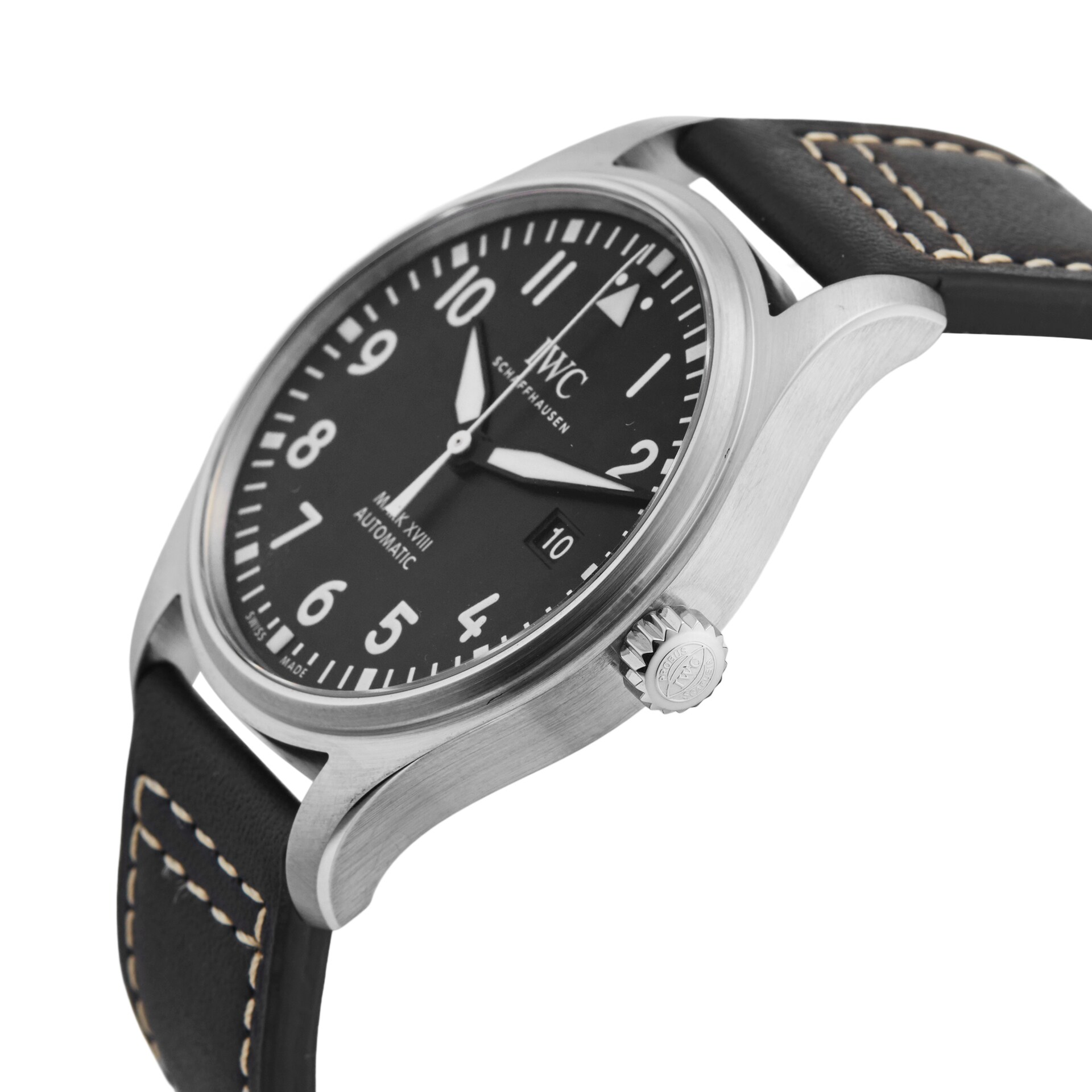 Pre-Owned IWC Pilots Watch Mark XVIII 40mm Stainless Steel Pre-Owned IWC Pilots Watch Mark XVIII 40mm Stainless Steel