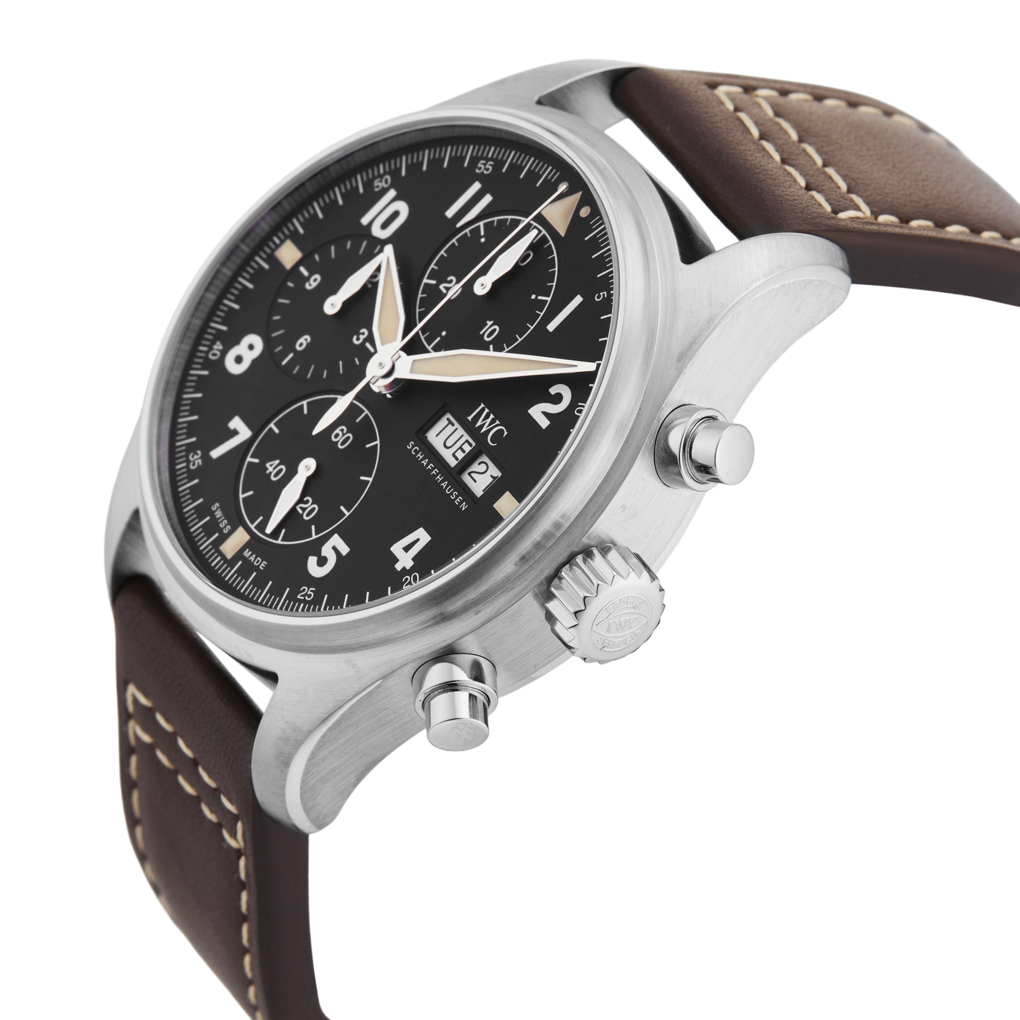 Pre-Owned IWC Pilot Watch Chronograph Spitfire 41mm Stainless Steel