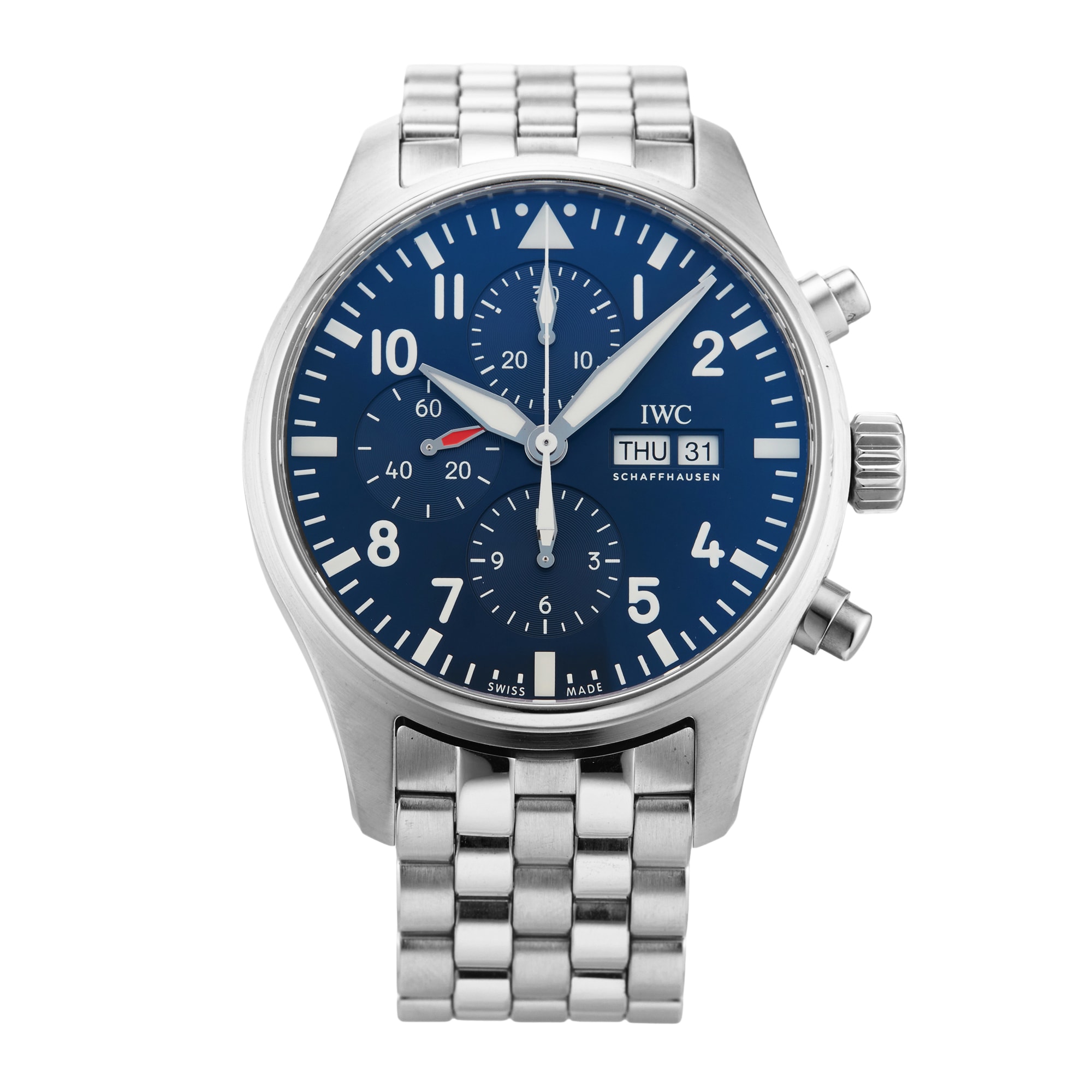 Pre-Owned IWC Pilots Chronograph Edition Le Petit Prince 43mm Stainless Steel Pre-Owned IWC Pilots Chronograph Edition Le Petit Prince 43mm Stainless Steel