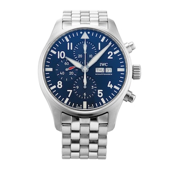 Pre-Owned IWC Pilots Chronograph Edition Le Petit Prince 43mm Stainless Steel Pre-Owned IWC Pilots Chronograph Edition Le Petit Prince 43mm Stainless Steel