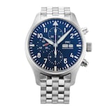 Pre-Owned IWC Pilots Chronograph Edition Le Petit Prince 43mm Stainless Steel