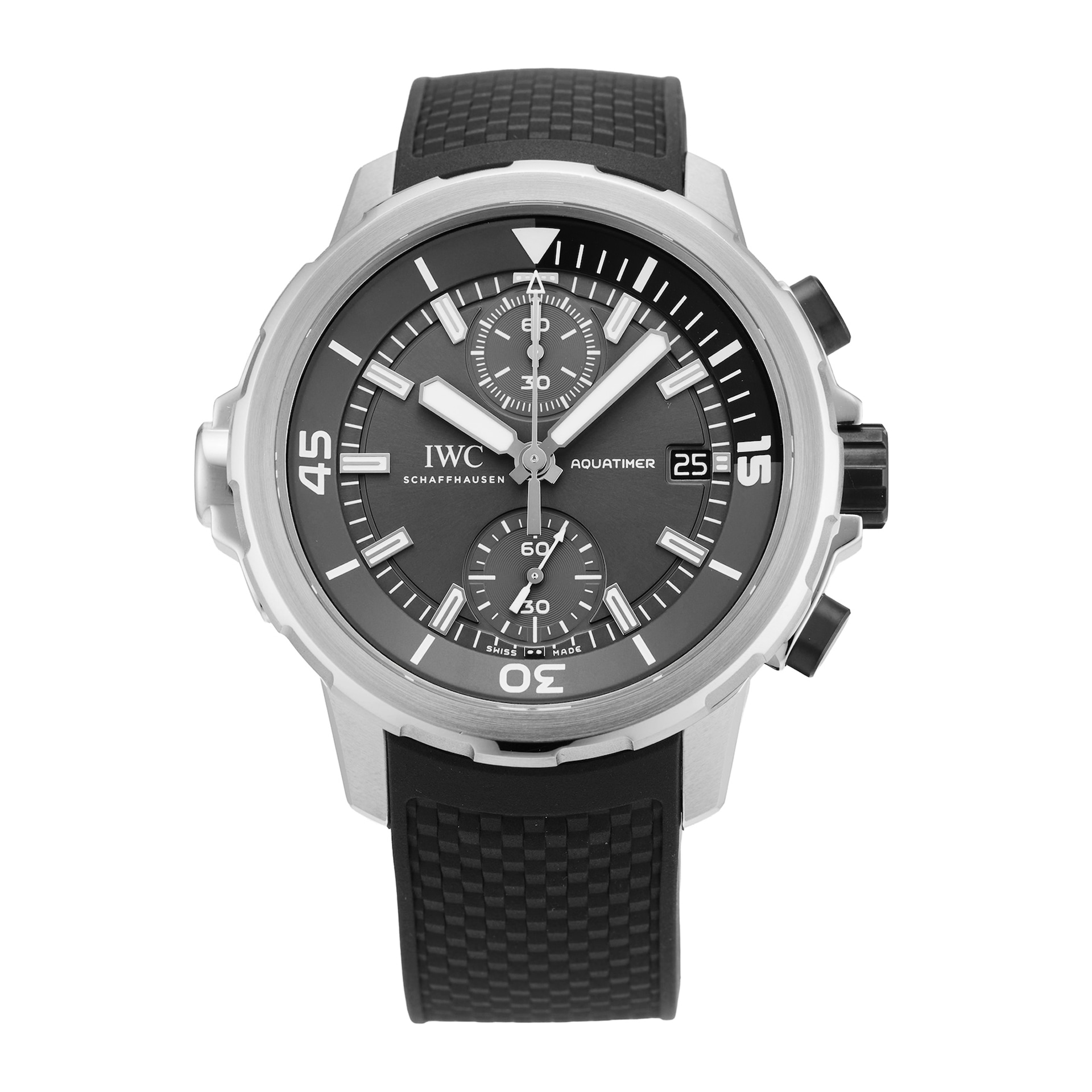 Pre-Owned IWC Aquatimer Chronograph Edition Sharks 44mm Stainless Steel