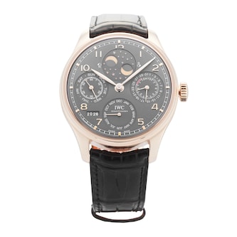 Pre-Owned IWC Portugieser Perpetual Calendar 42.2mm Rose Gold Pre-Owned IWC Portugieser Perpetual Calendar 42.2mm Rose Gold
