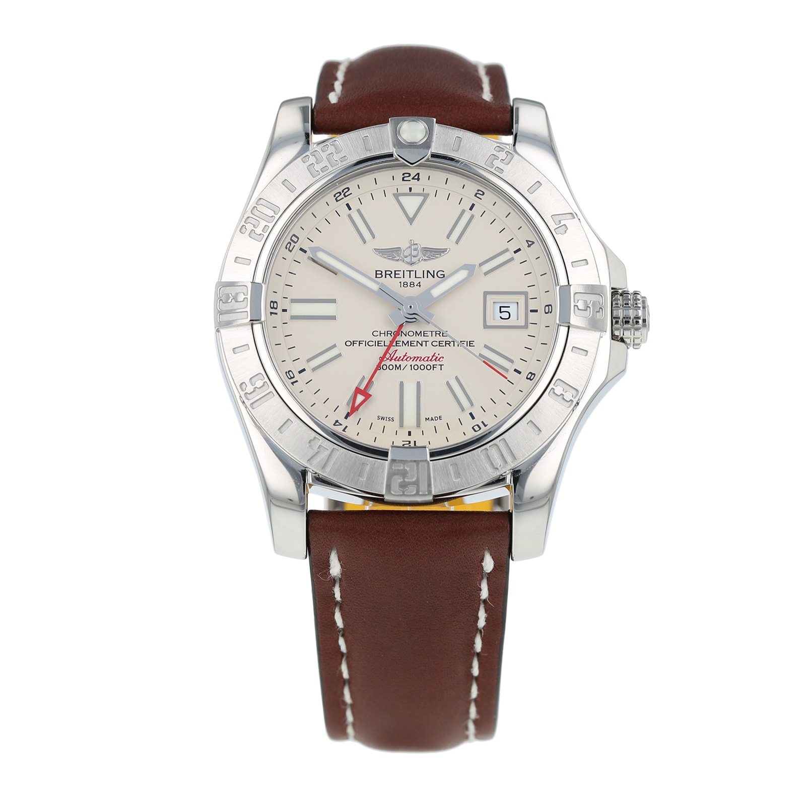 Pre-Owned Breitling Avenger II GMT Mens Watch A3239011