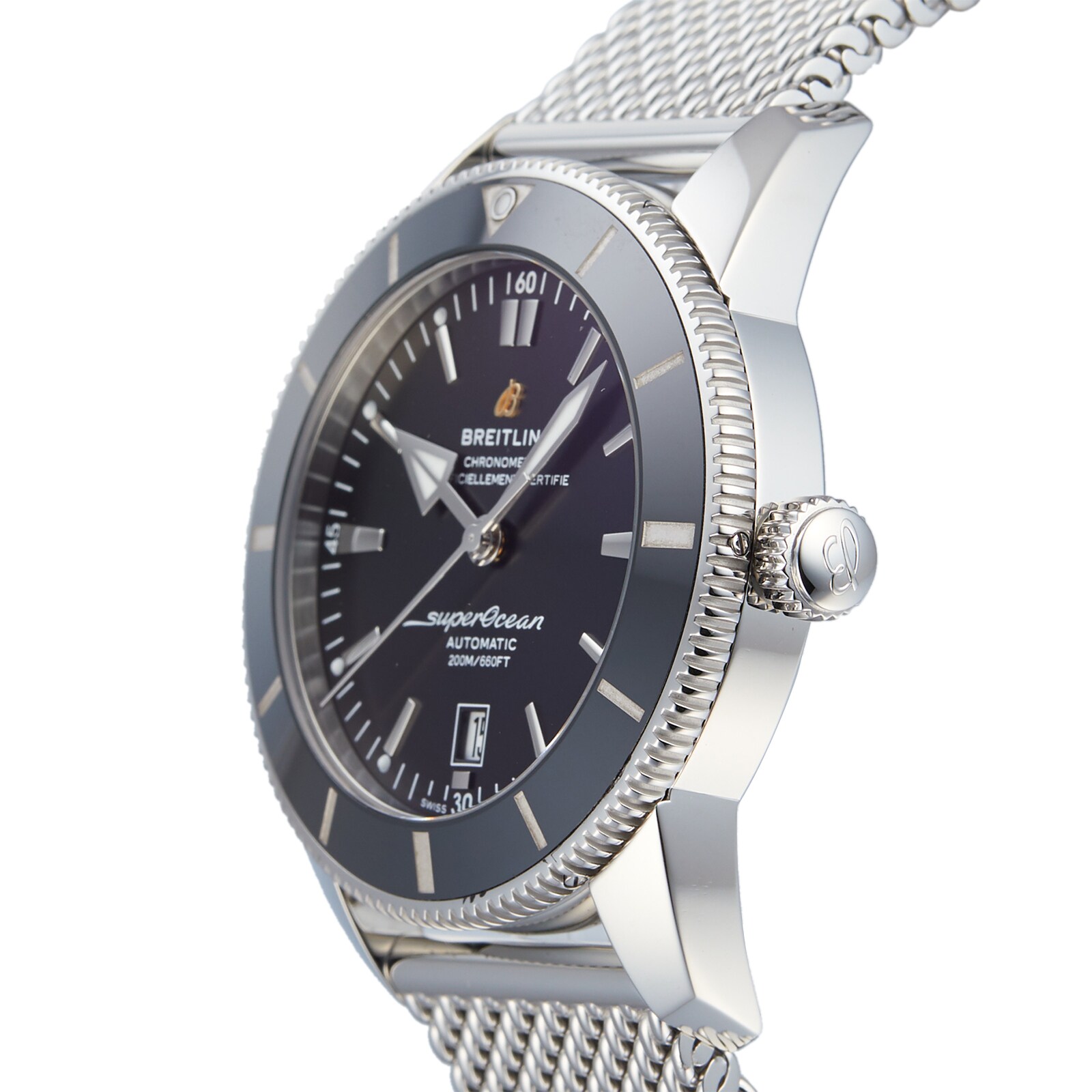Pre-Owned Breitling Superocean Heritage II Mens Watch AB2020121B1A1