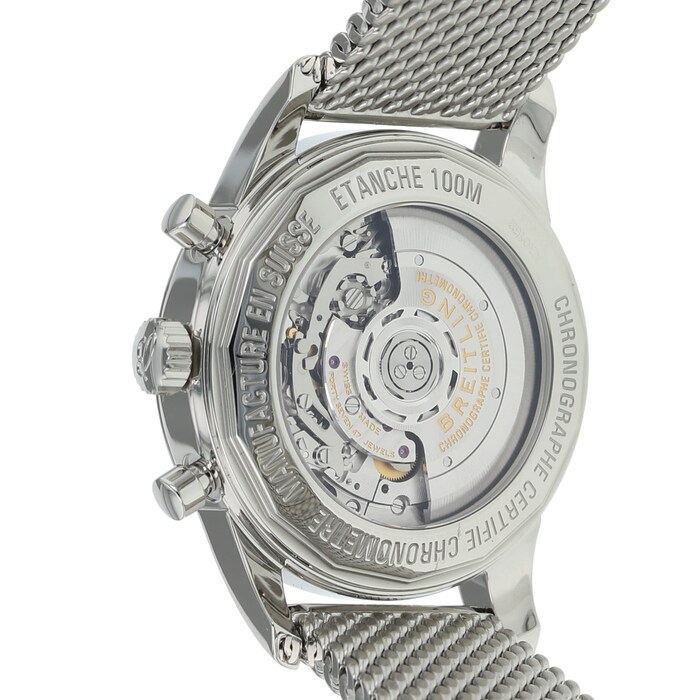Pre-Owned Breitling Transocean Chronograph Mens Watch AB015212/BA99