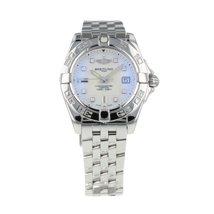 Pre-Owned Breitling Pre-Owned Breitling Galactic Ladies Watch A71356L2/A708