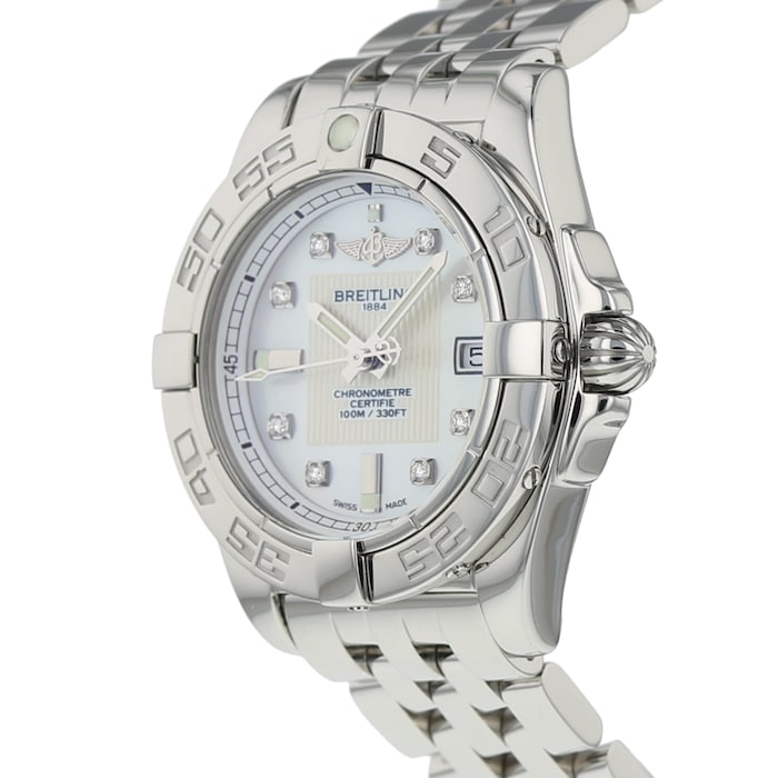 Pre-Owned Breitling Galactic Ladies Watch A71356L2/A708