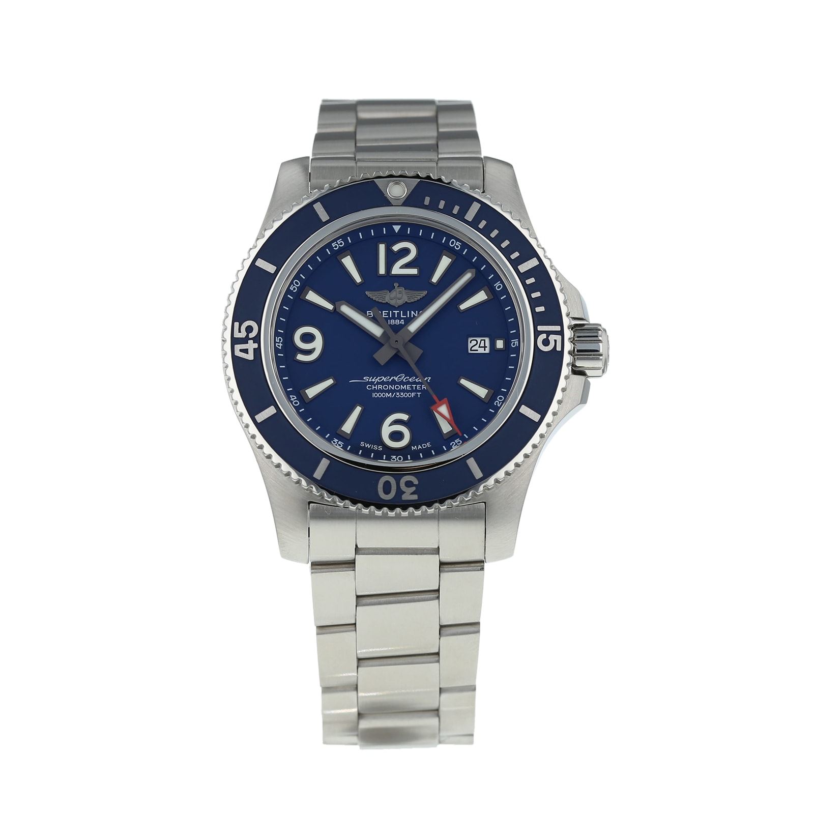 Pre-Owned Breitling Superocean Automatic 44 Mens Watch A17367D81C1A1