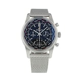 Pre-Owned Breitling Pre-Owned Breitling Transocean Unitime Mens Watch AB0510U6/BC26