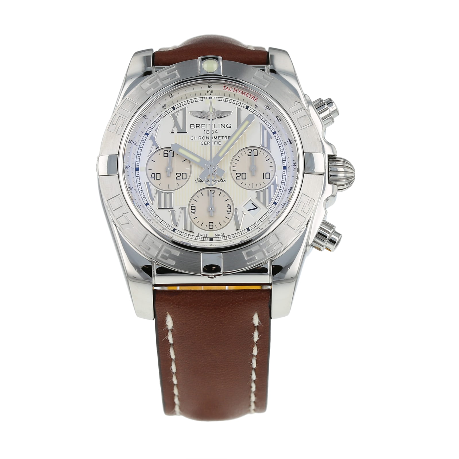 Pre-Owned Breitling Chronomat 44 Mens Watch AB011011/G676