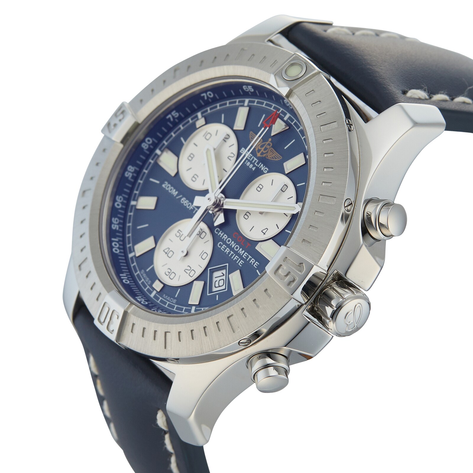 Colt Chronograph Blue Steel Mens Watch A7338811 C905