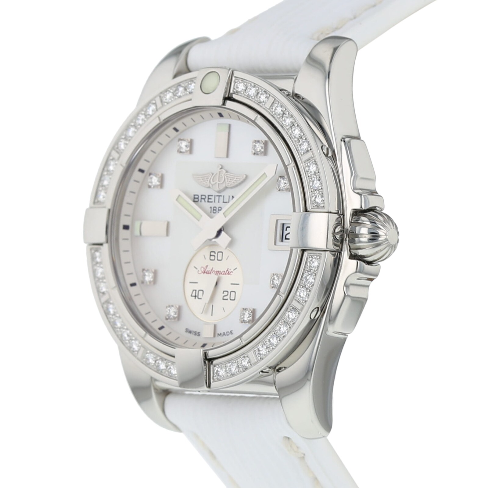 Pre-Owned Breitling Galactic 36 Ladies Watch A3733053/A717