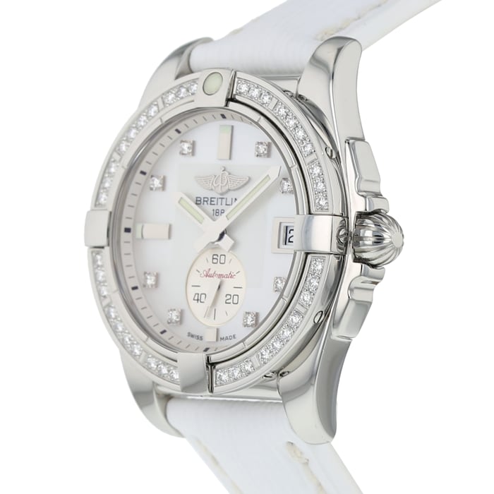 Pre-Owned Breitling Pre-Owned Breitling Galactic 36 Ladies Watch A3733053/A717
