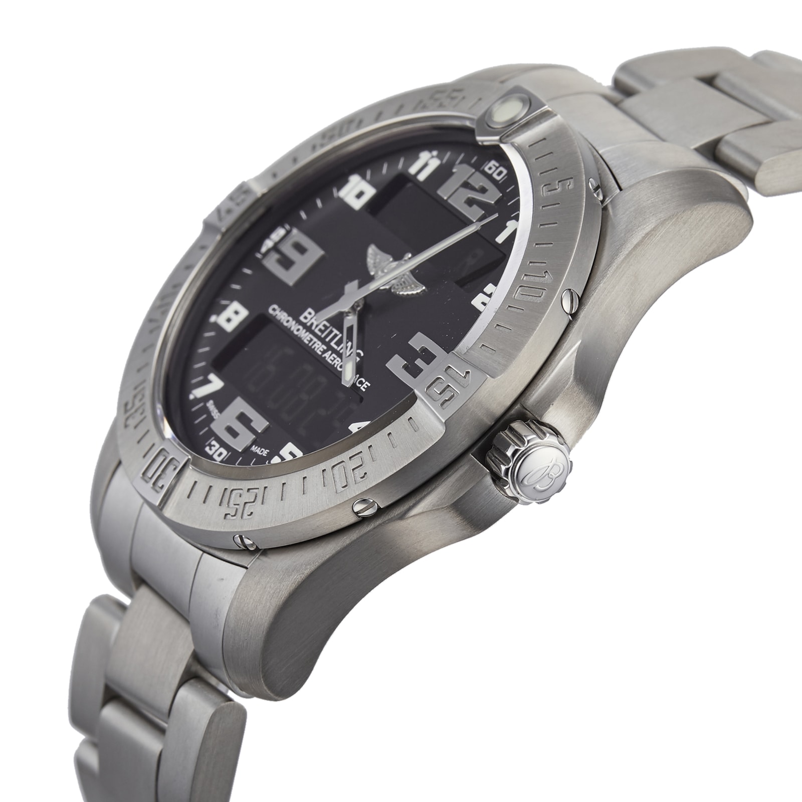 Breitling professional aerospace on sale evo titanium men's watch