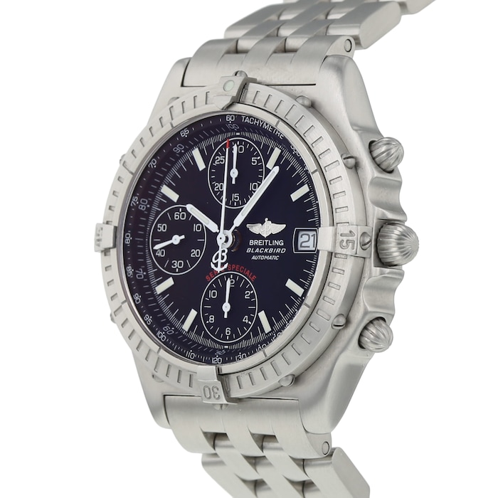 Pre-Owned Breitling Chronomat Blackbird Mens Watch A1335013