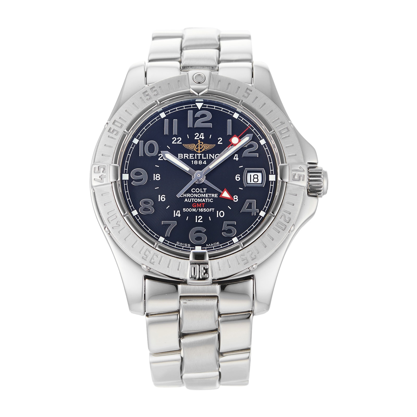 Pre Owned Breitling Colt GMT Mens Watch A3235011 B715