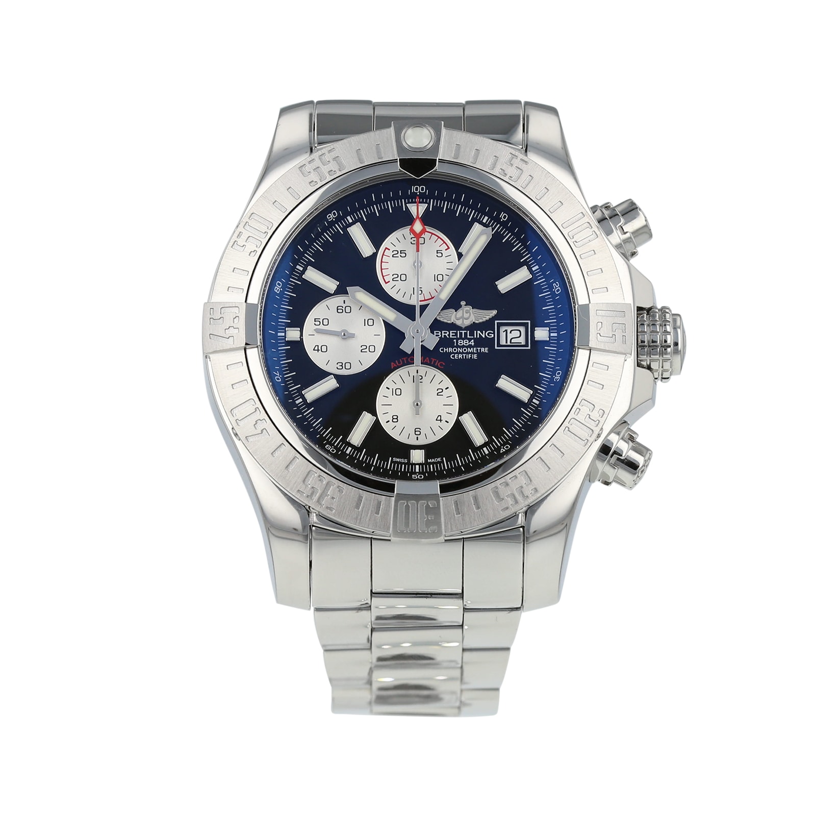 Pre-Owned Breitling Super Avenger II Mens Watch A13371111B1A1