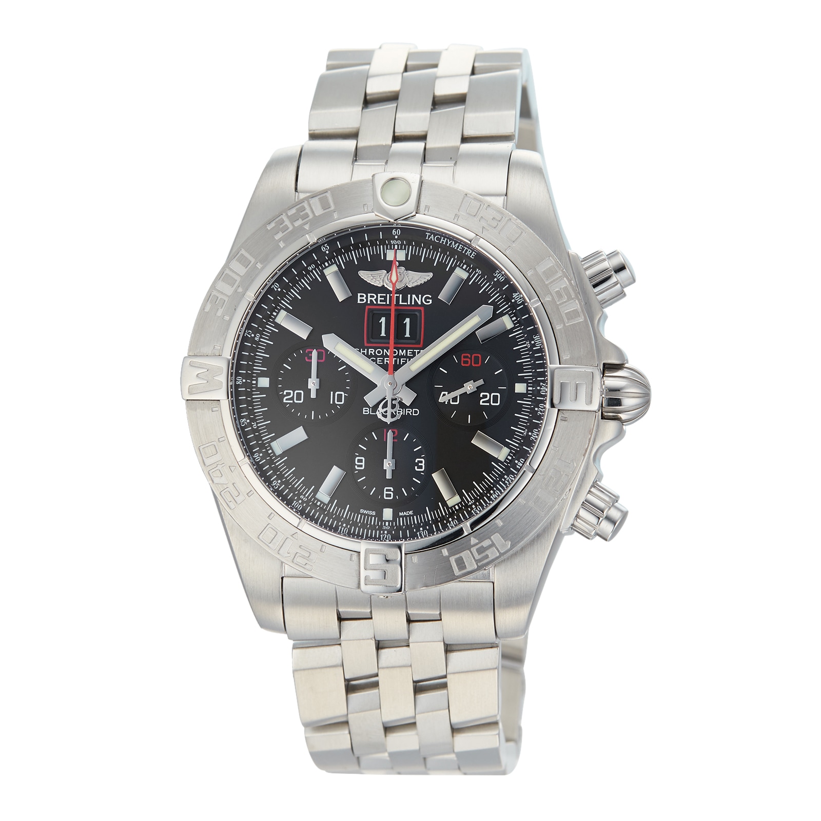 Pre-Owned Breitling Chronomat Blackbird Limited Edition Mens Watch A4436010/BB71