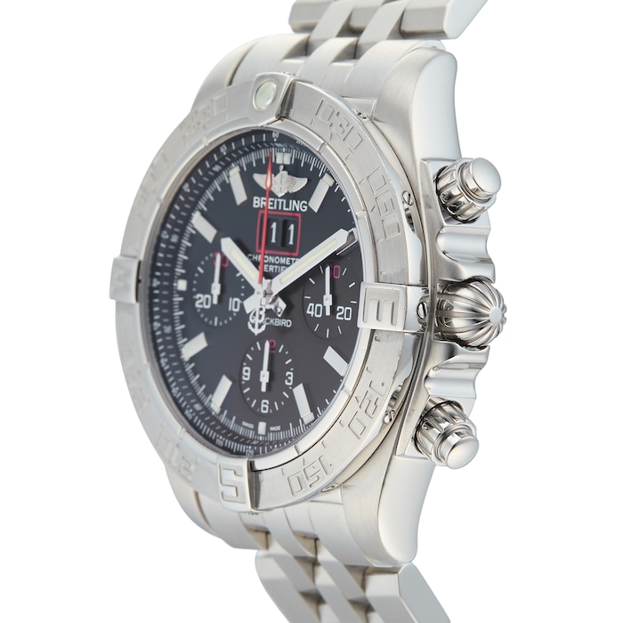 Pre-Owned Breitling Pre-Owned Breitling Chronomat Blackbird Limited Edition Mens Watch A4436010/BB71