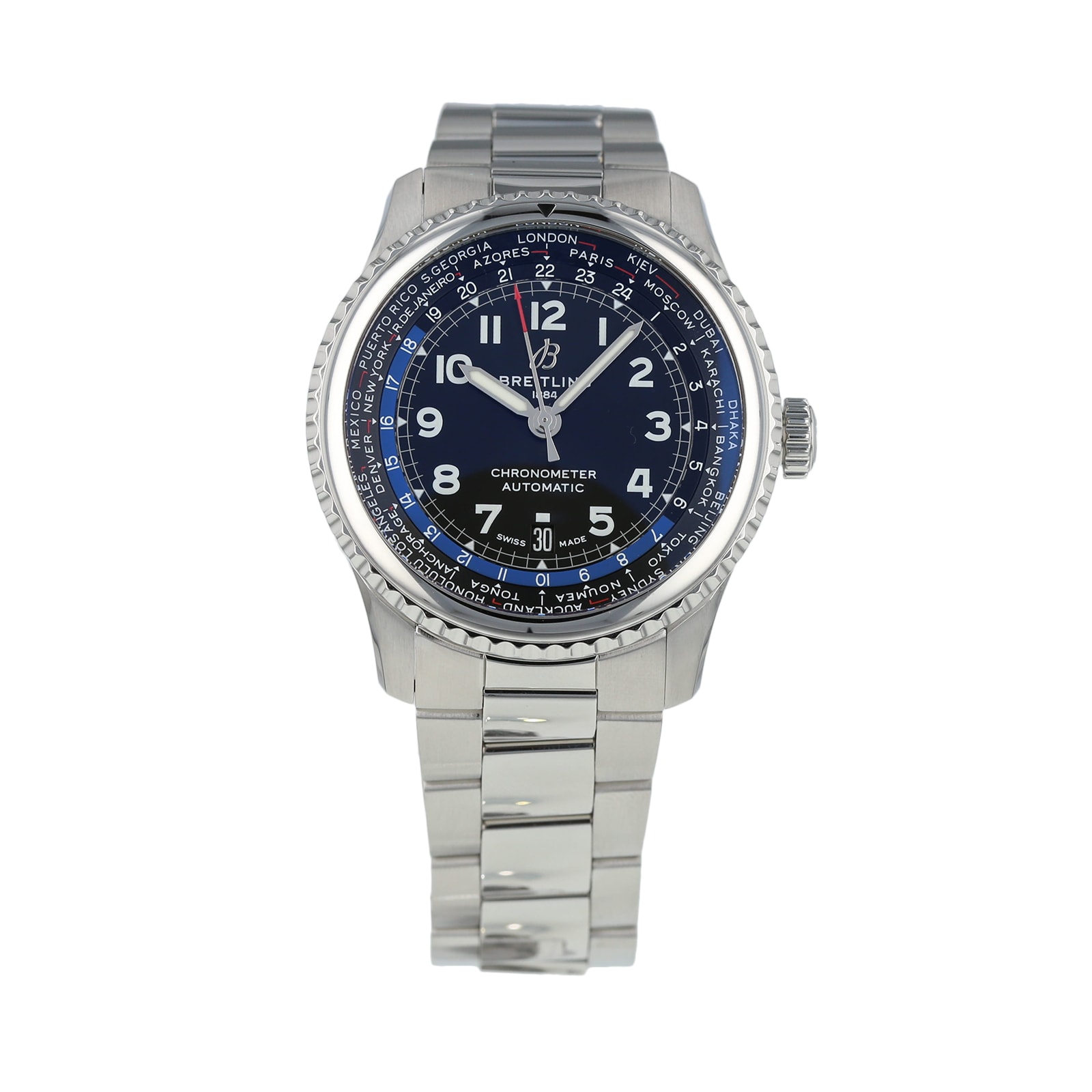 Aviator 8 B35 Unitime Mens Watch AB3521U41B1A1