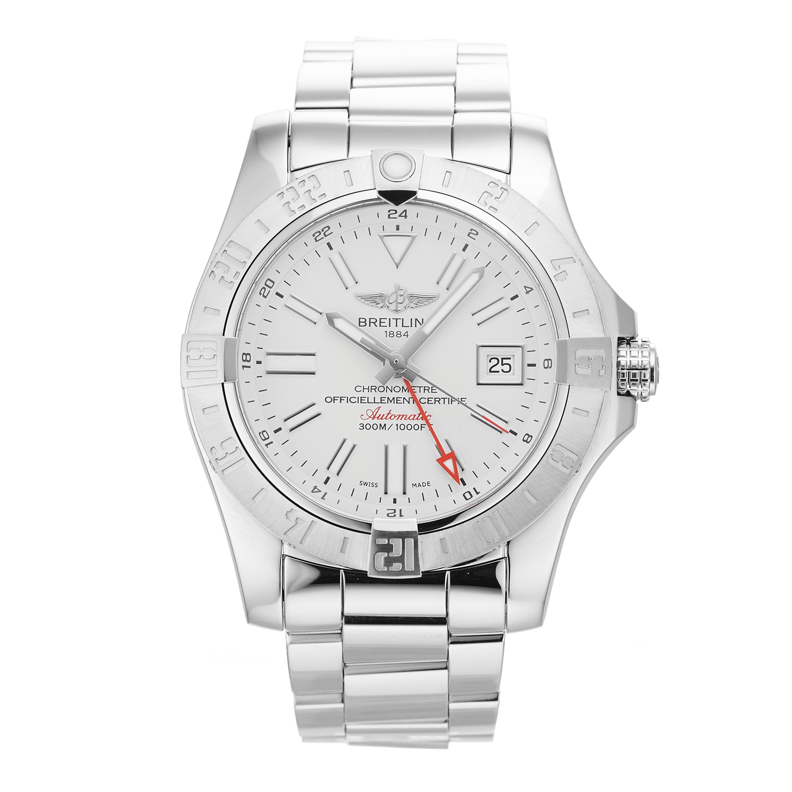 Pre-Owned Breitling Avenger II GMT Mens Watch A3239011/G778