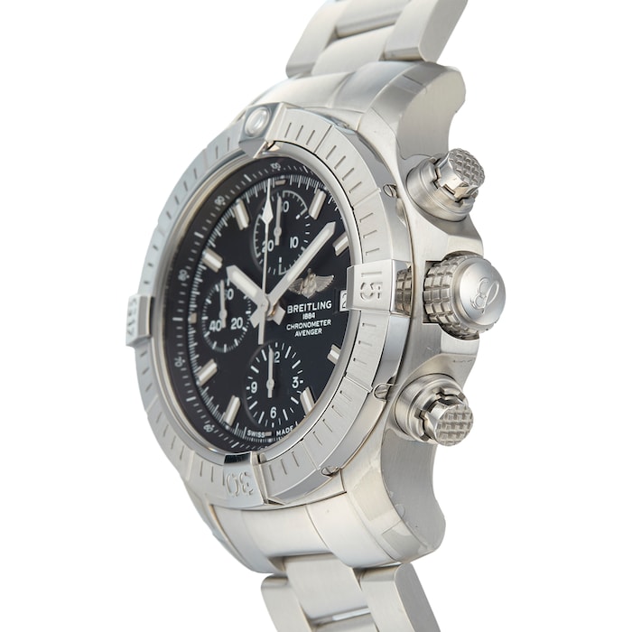 Pre-Owned Breitling Pre-Owned Breitling Avenger Chronograph 43 Mens Watch A13385101B1A1