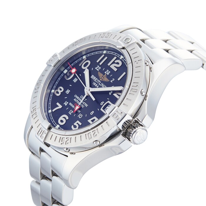 Pre-Owned Breitling Colt Chronomat GMT Mens Watch A3235011/B715