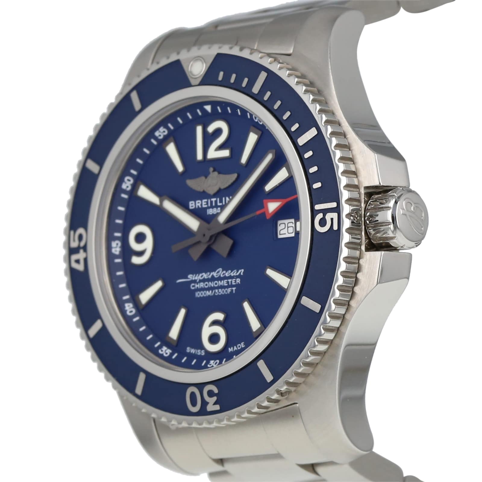 Pre-Owned Breitling Superocean Automatic 44 Mens Watch A17367D81C1A1