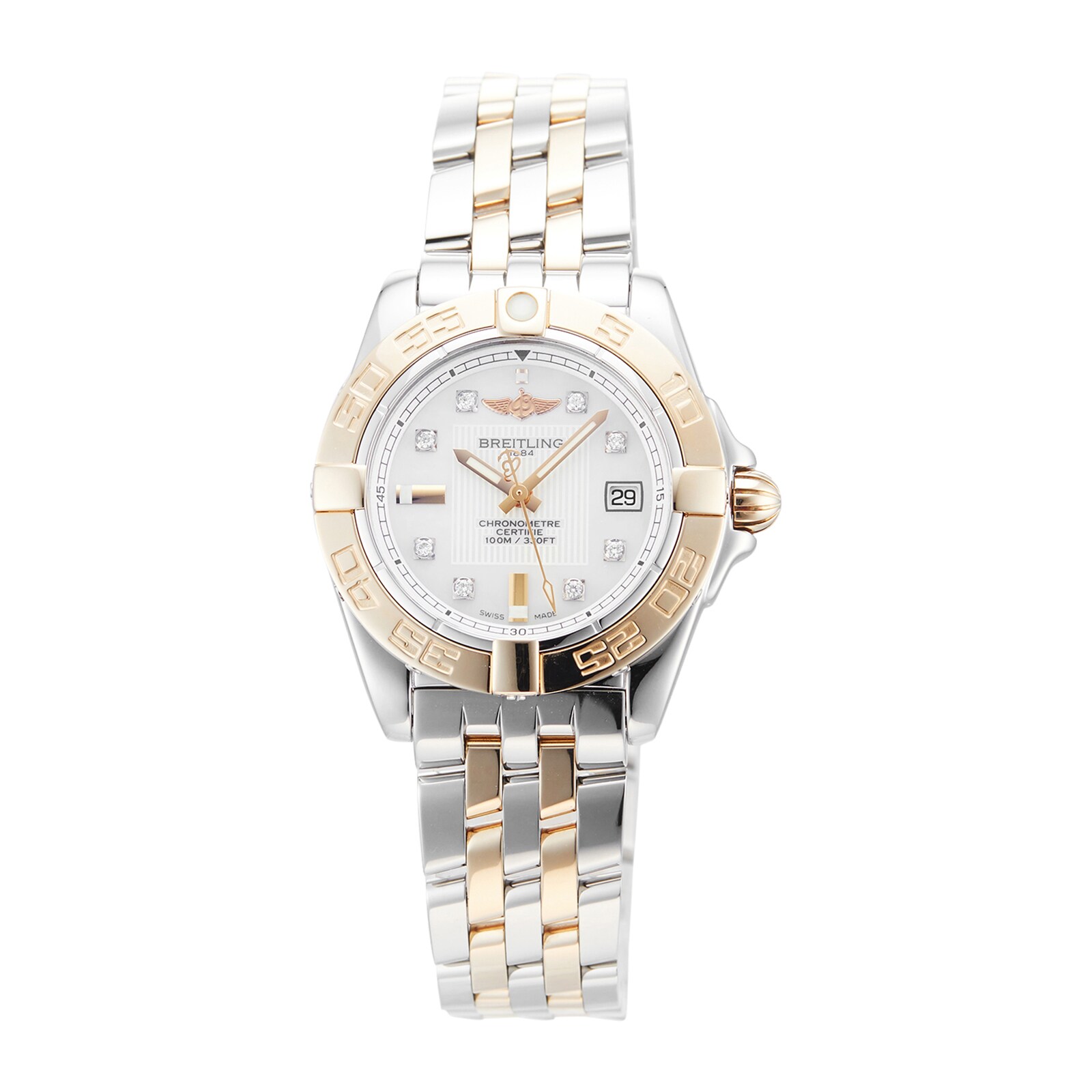 Pre-Owned Breitling Galactic Ladies Watch C71356L2/A712