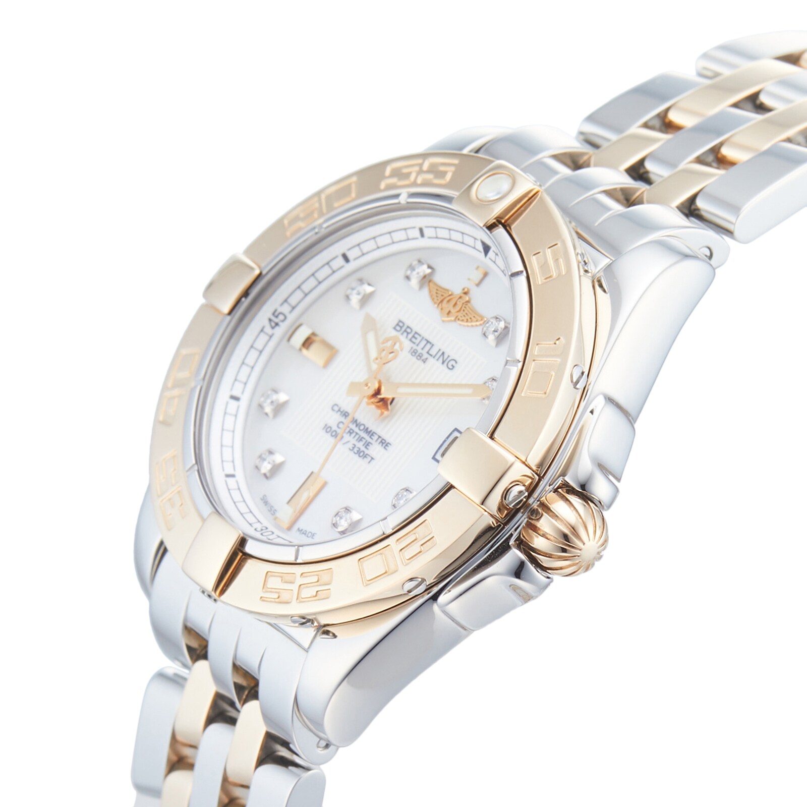 Pre-Owned Breitling Galactic Ladies Watch C71356L2/A712
