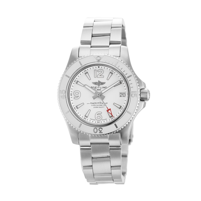 Pre-Owned Breitling Superocean Automatic Ladies Watch A17316D21A1A1