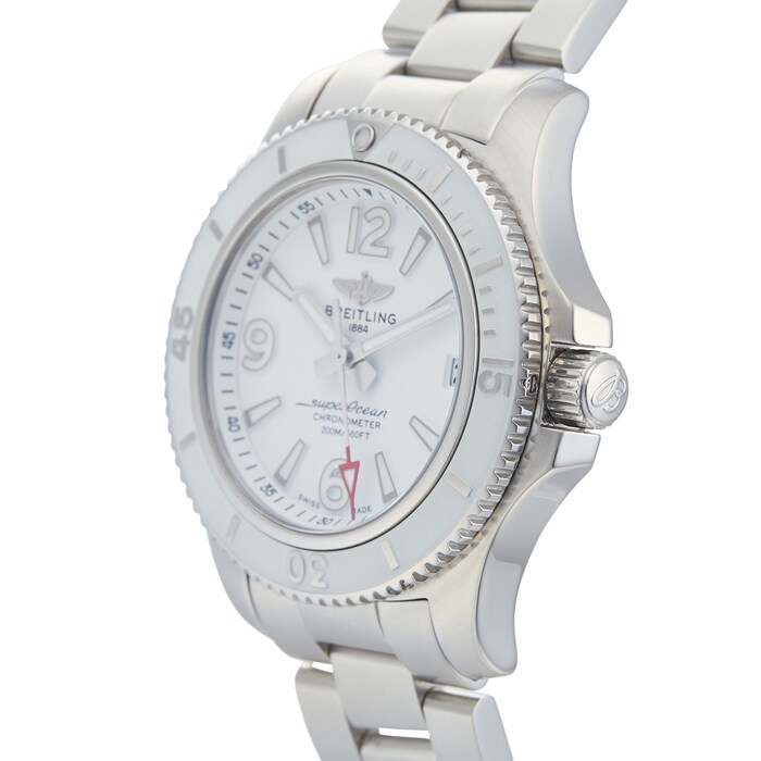 Pre-Owned Breitling Superocean Automatic Ladies Watch A17316D21A1A1
