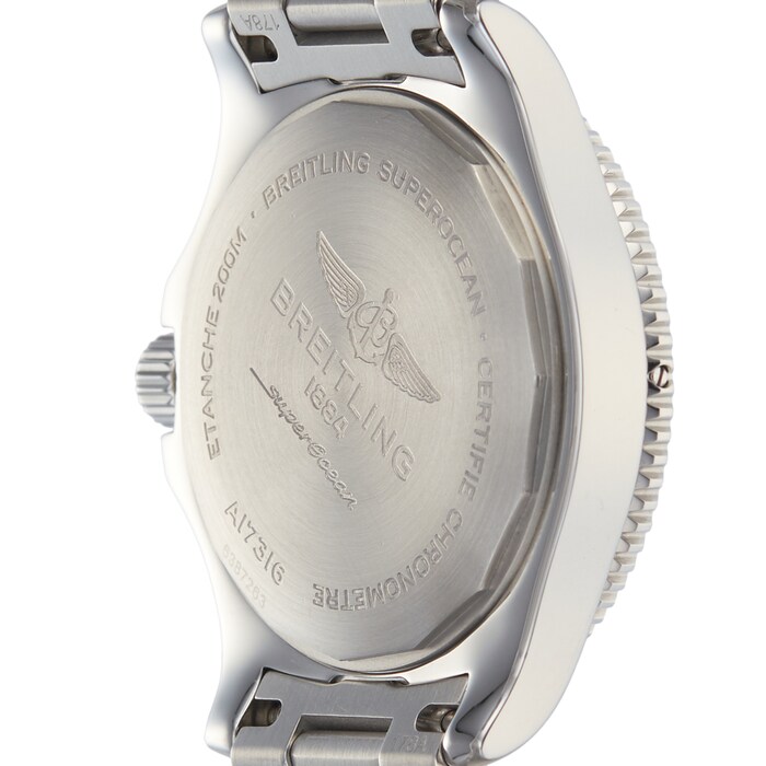 Pre-Owned Breitling Superocean Automatic Ladies Watch A17316D21A1A1