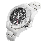 Pre-Owned Breitling Avenger II Seawolf Black Steel Mens Watch A17331101B2A1
