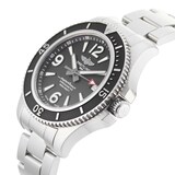 Pre-Owned Breitling Superocean Black Steel Mens Watch A17366021B1A1