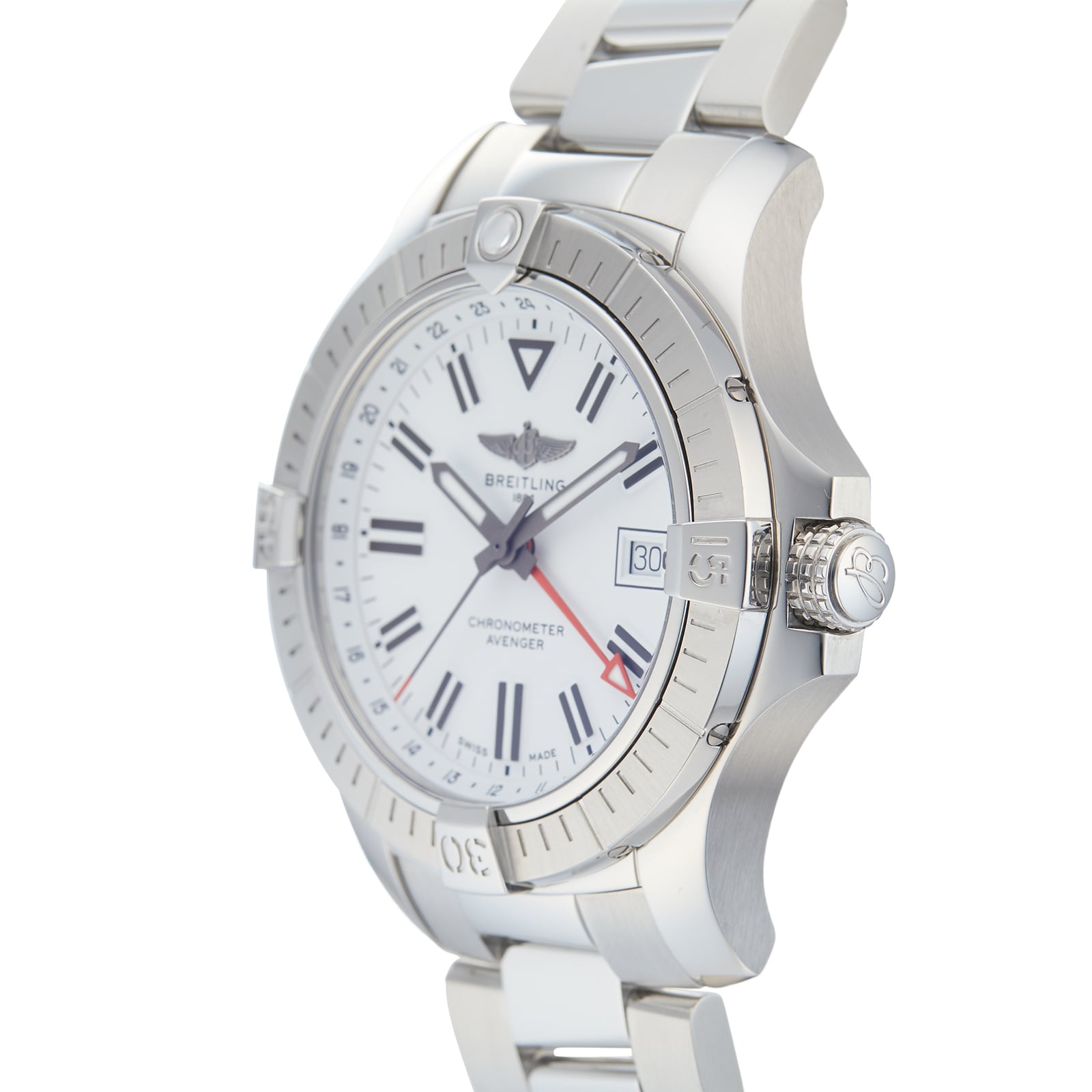 Pre-Owned Breitling Avenger GMT Mens Watch A32397101A1A1